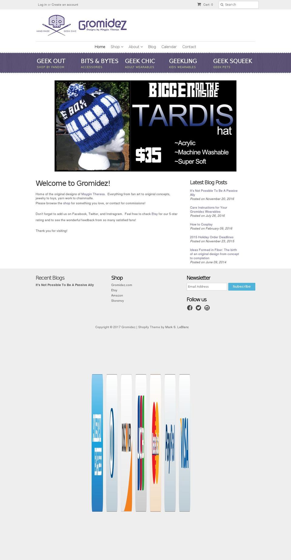 gromidez.com shopify website screenshot