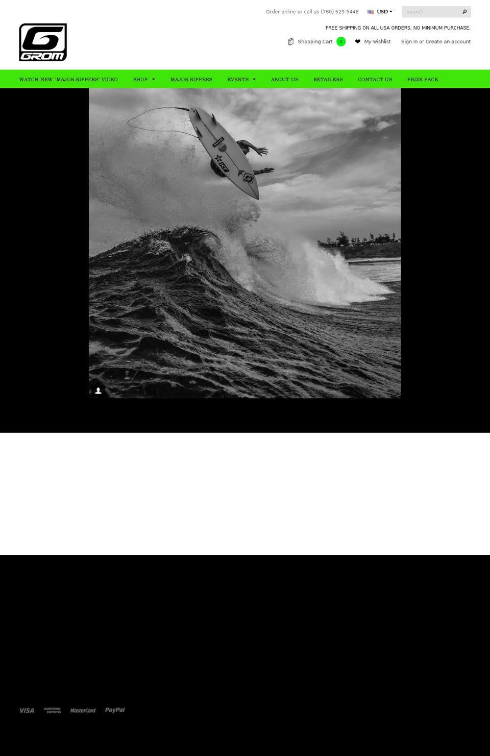 gromusa.com shopify website screenshot