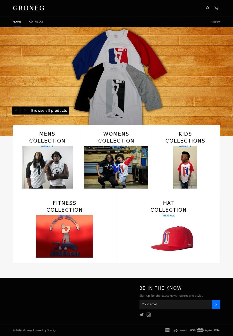 groneg.com — Shopify storefront screenshot