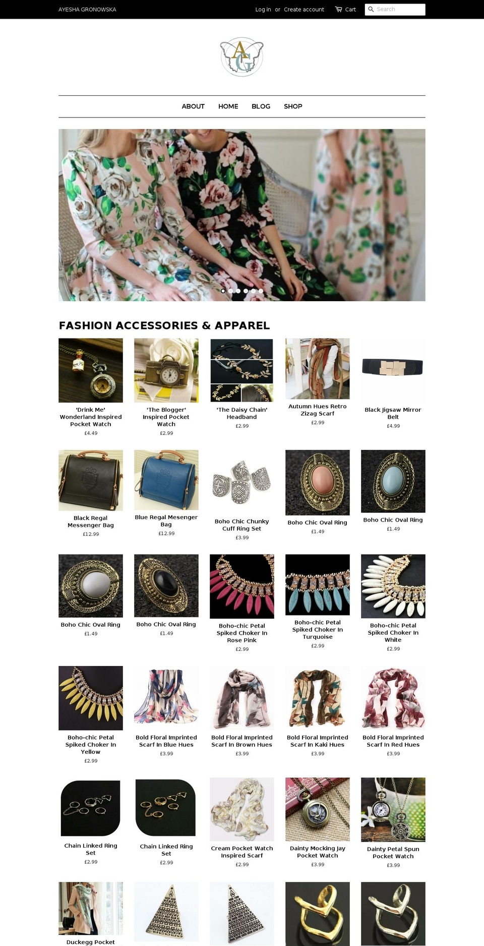 gronowsky.com — Shopify storefront screenshot