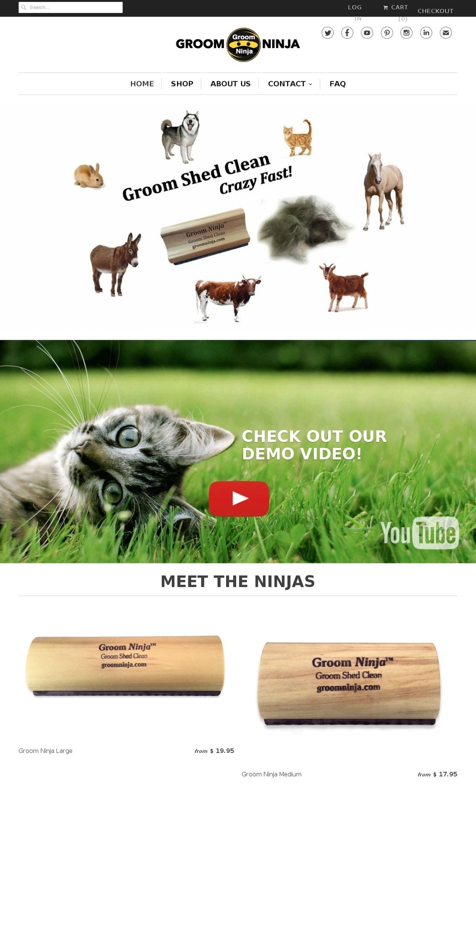 groomninja.com shopify website screenshot