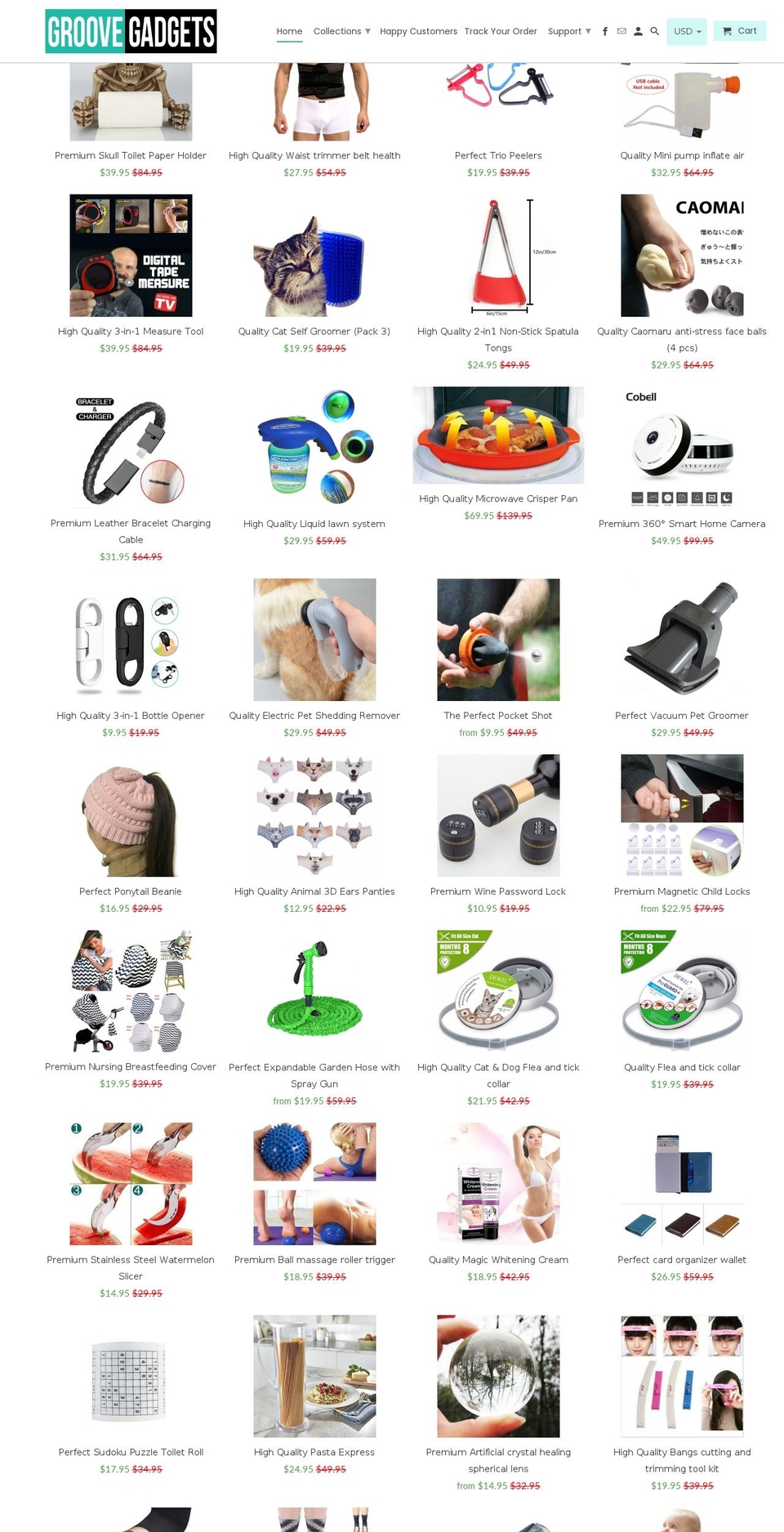 GG - dropship only  GREEN - retina - 4.5.2 Shopify theme site example groovegadgets.com