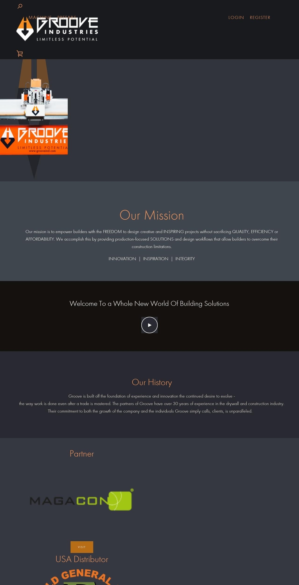 grooveind.com — Shopify storefront screenshot