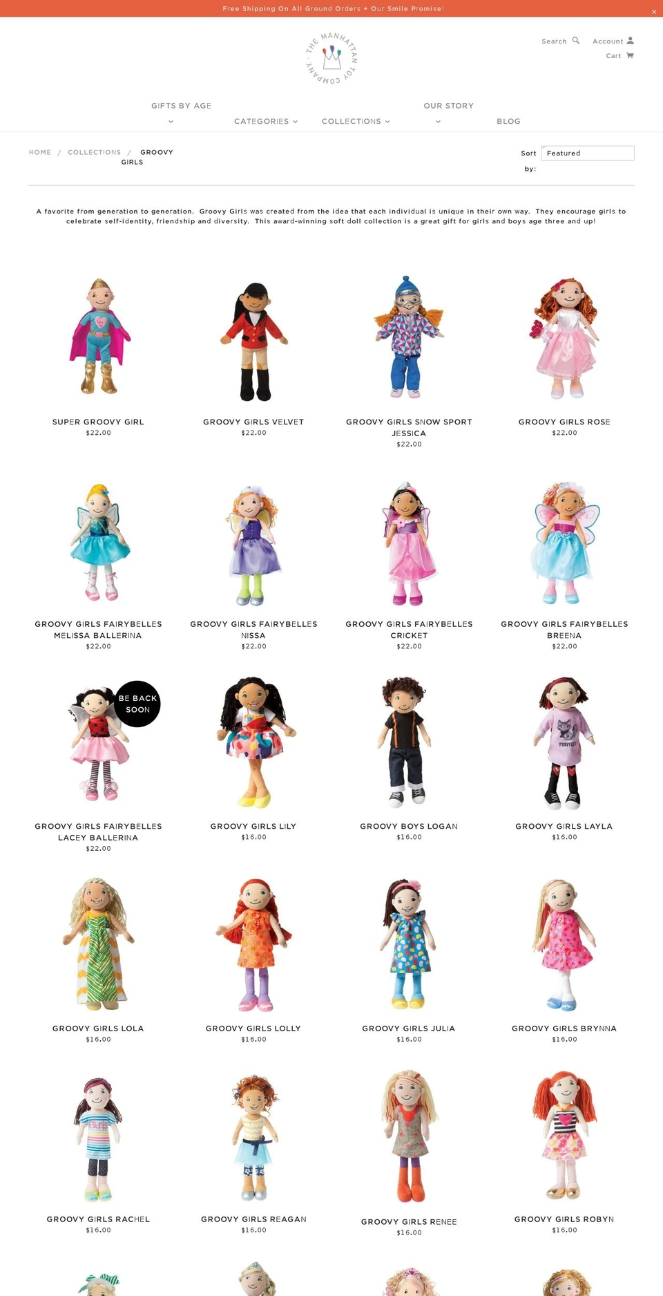grooveygirl.com shopify website screenshot