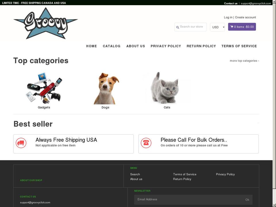 shopbooster173-29041720 Shopify theme site example groovyclick.com