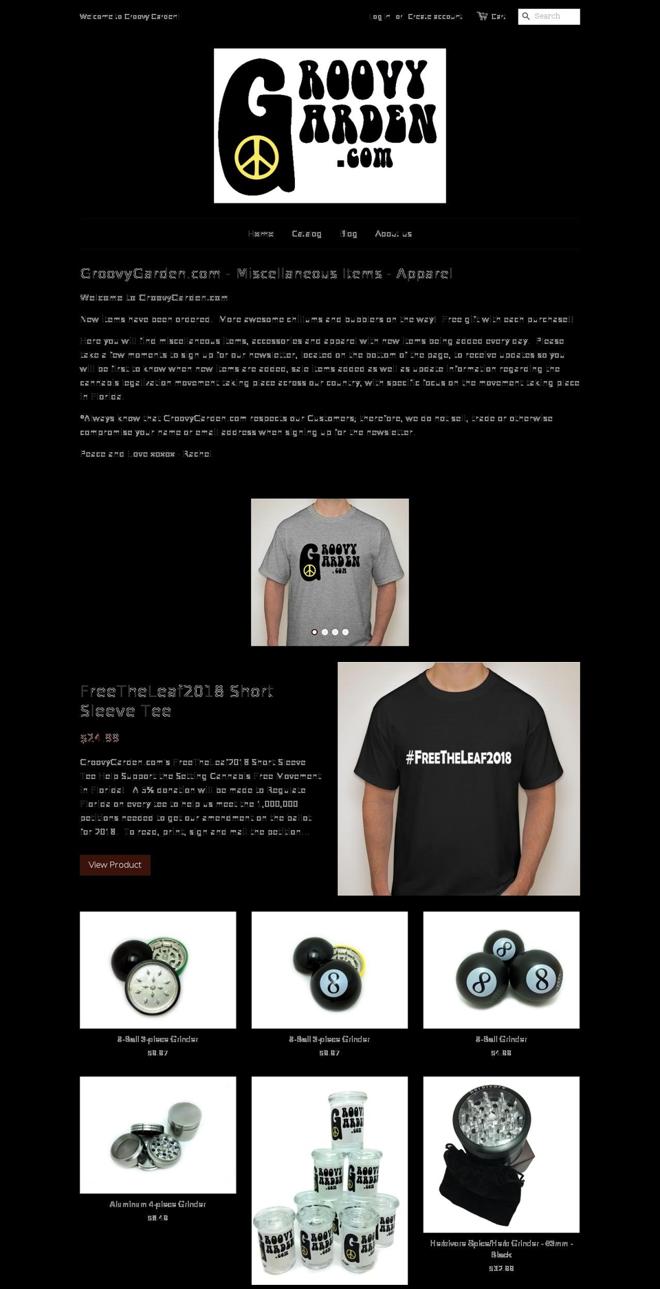 groovygarden.com shopify website screenshot