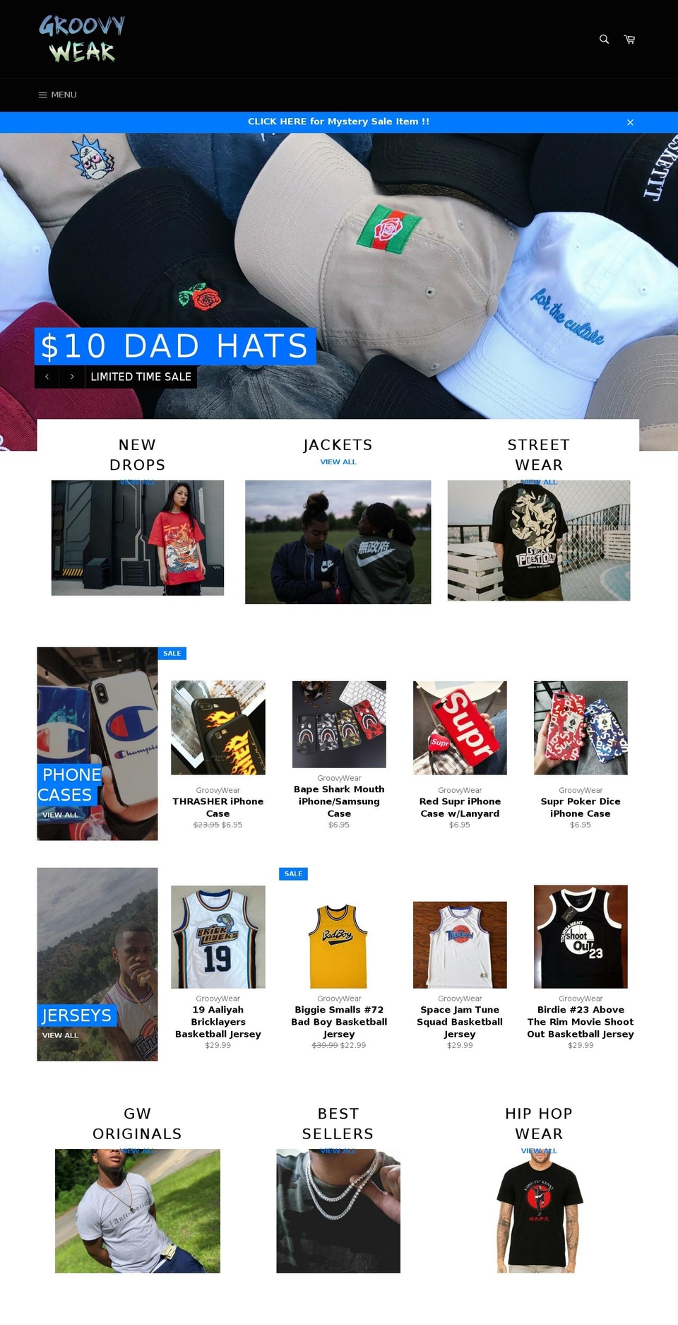 groovywear.org shopify website screenshot