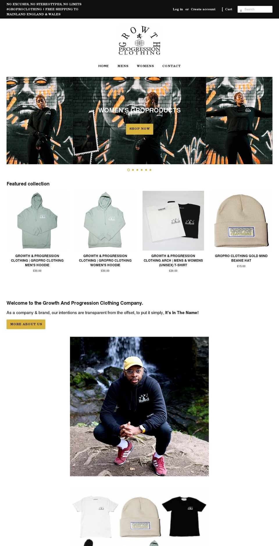 gropro.co.uk shopify website screenshot