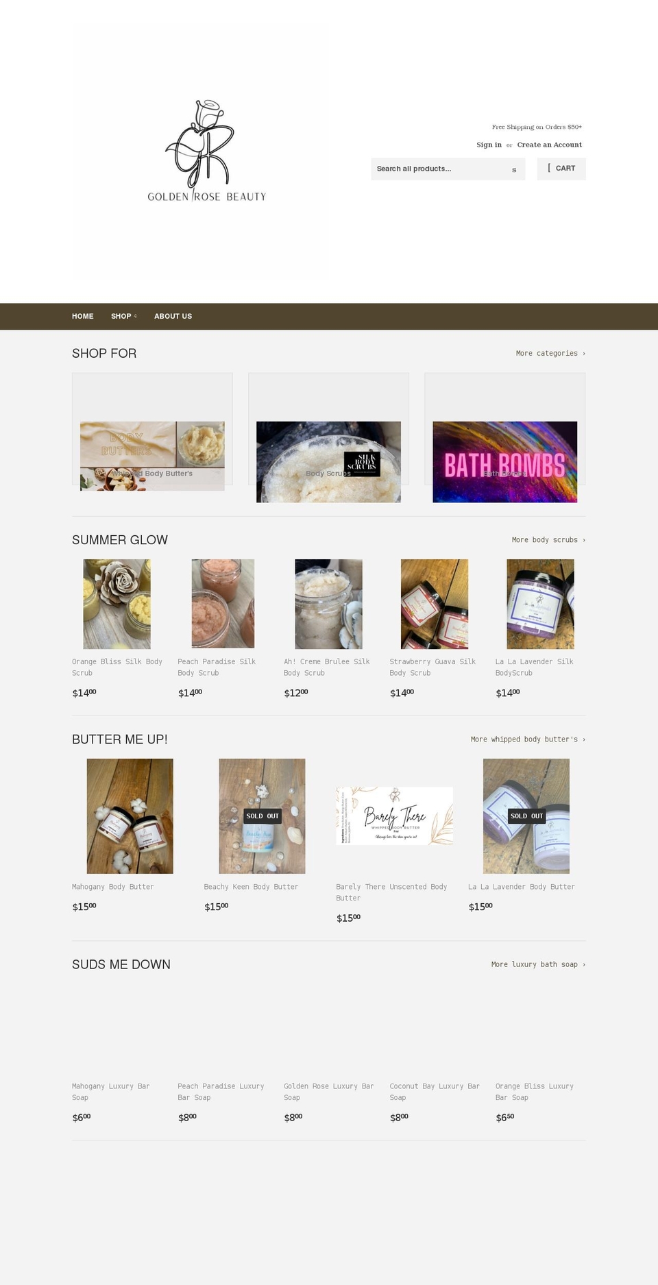 grosebeauty.com shopify website screenshot