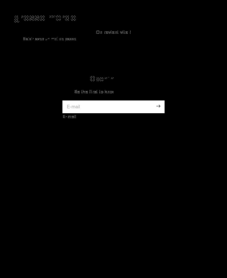grossomerdo.com shopify website screenshot