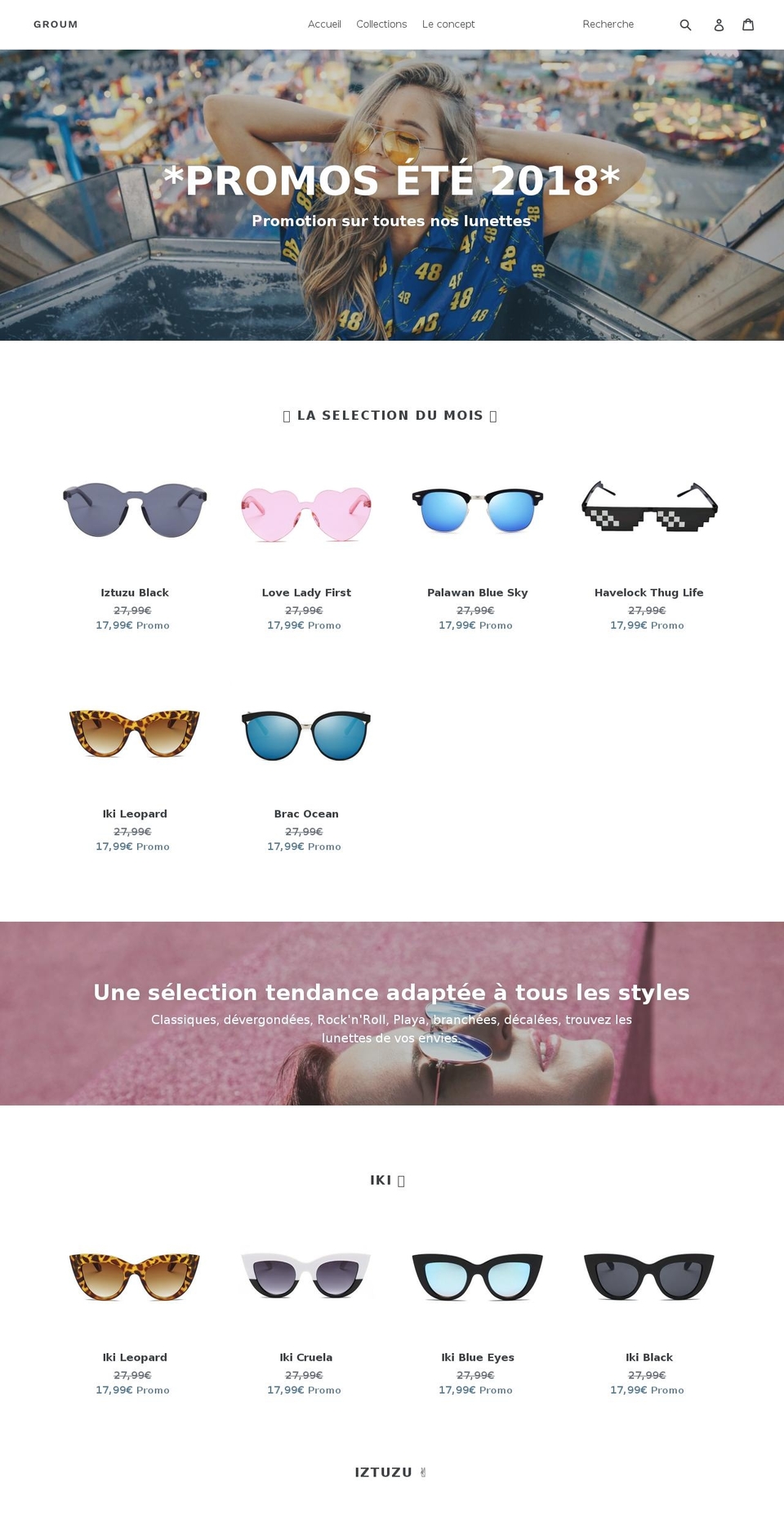 groum.fr shopify website screenshot