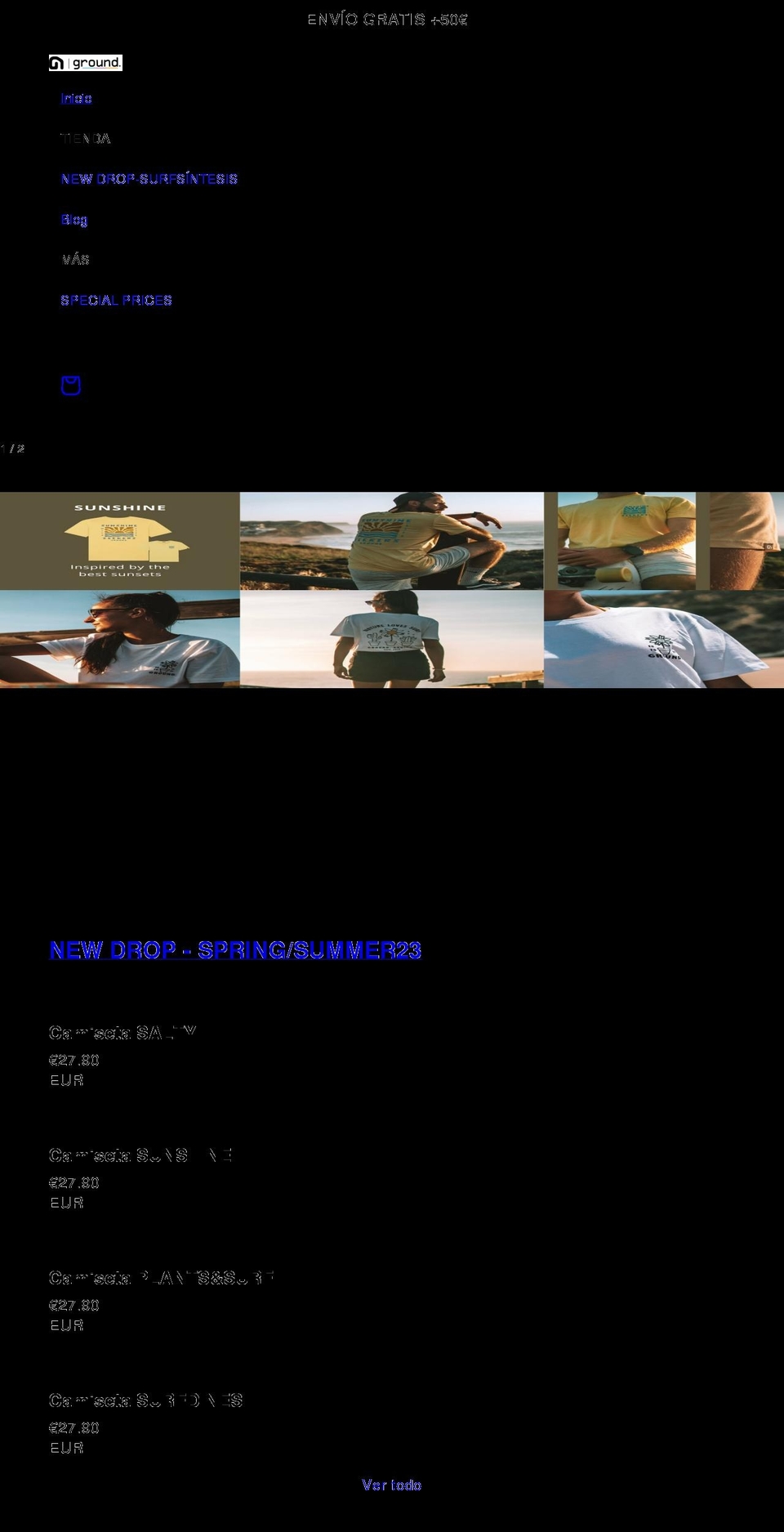 ground2019.com shopify website screenshot