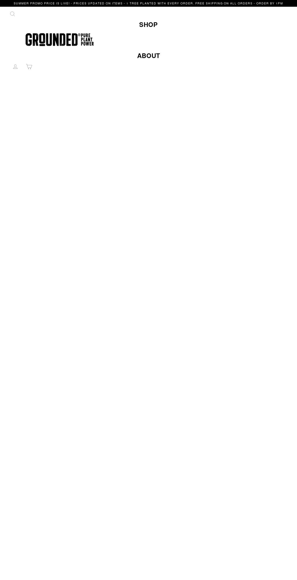 grounded.co.uk shopify website screenshot