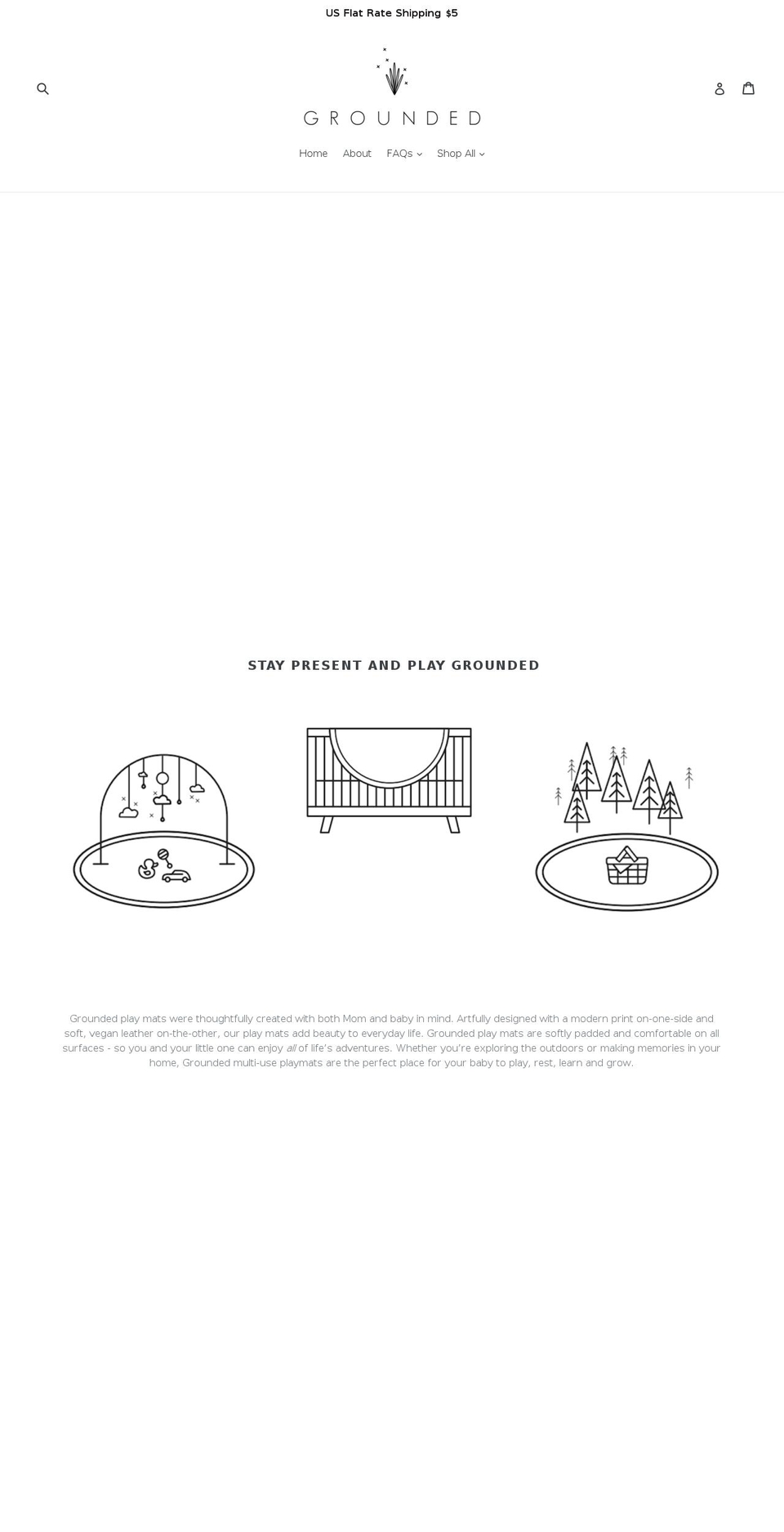 groundedcompany.com — Shopify storefront screenshot