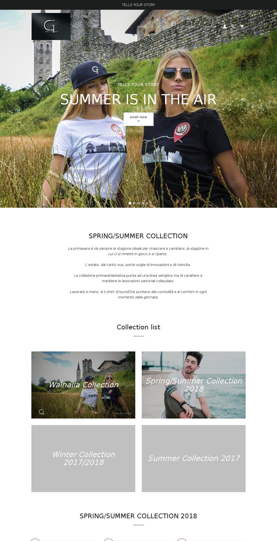 groundonestyle.com shopify website screenshot
