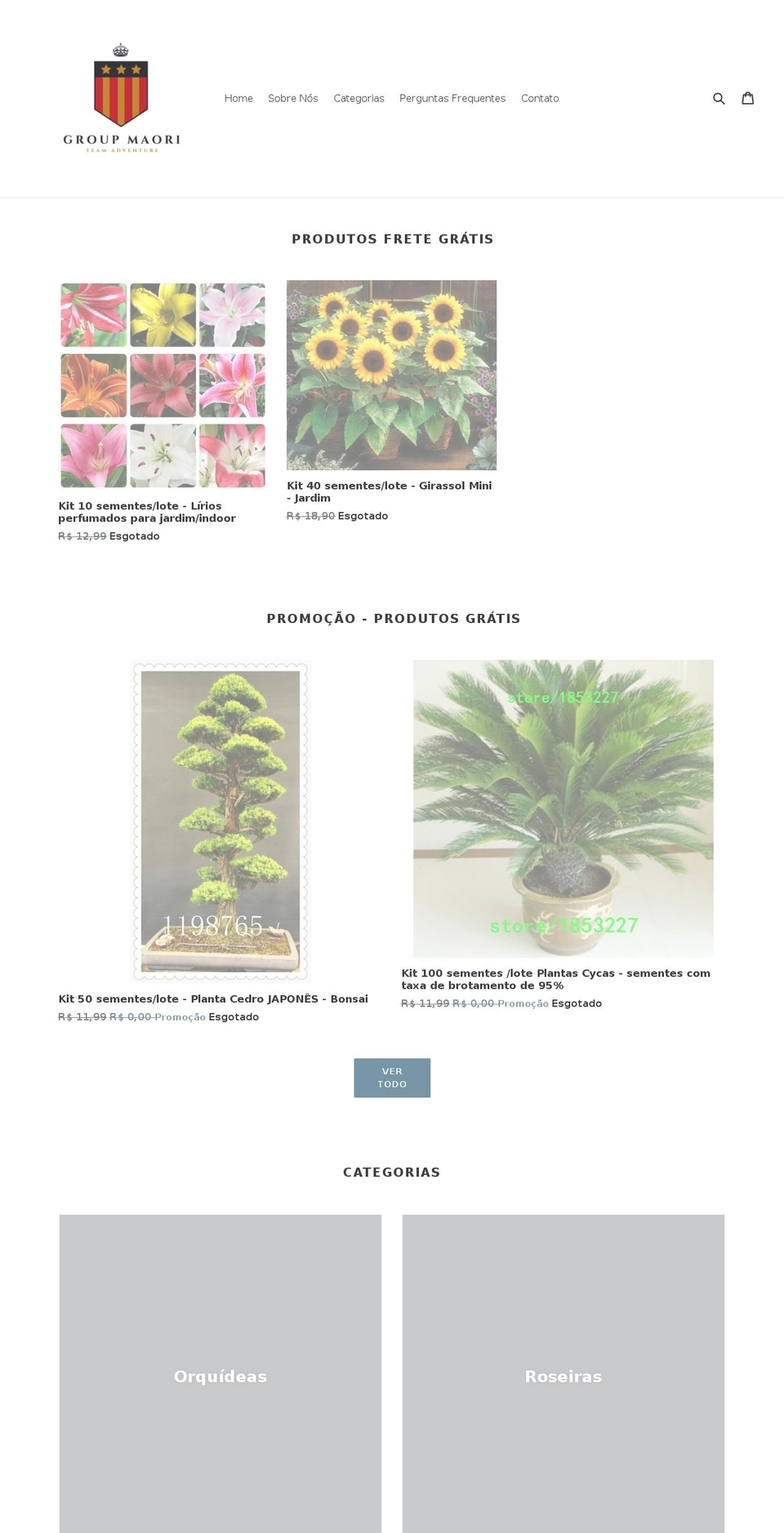groupmaori.com — Shopify storefront screenshot
