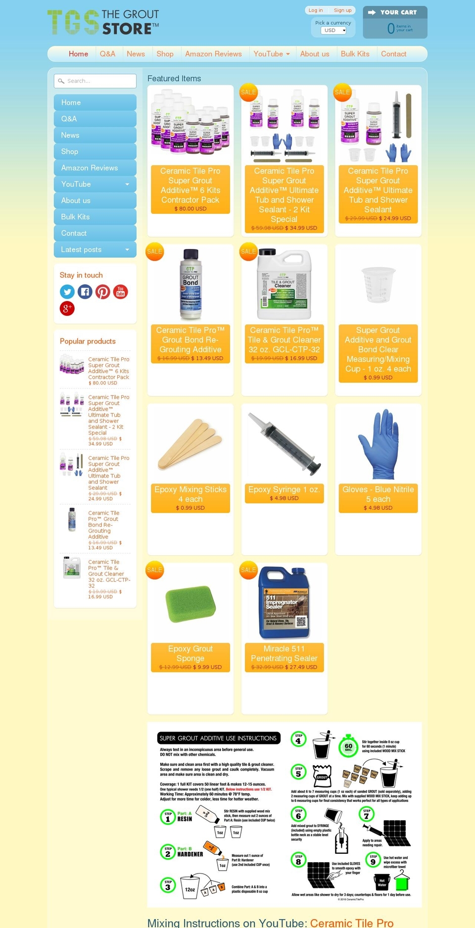 groutoffer.com shopify website screenshot