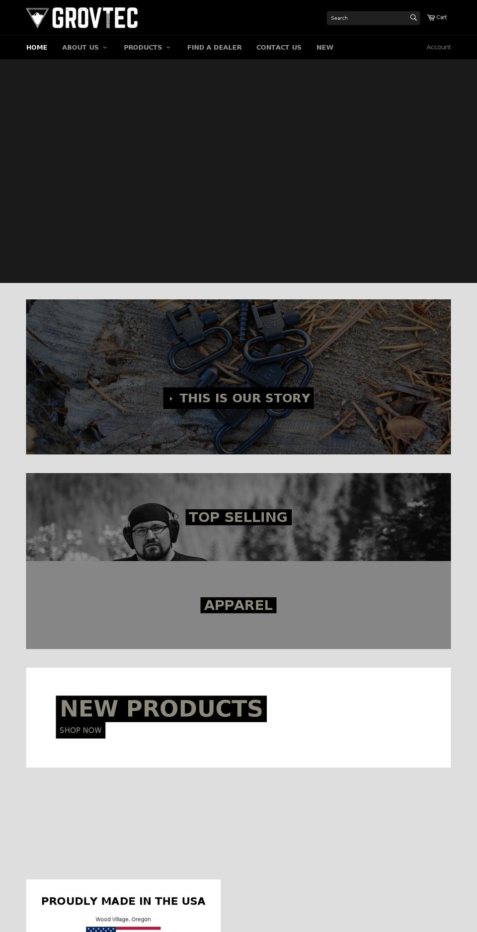 grovtec.com — Shopify storefront screenshot