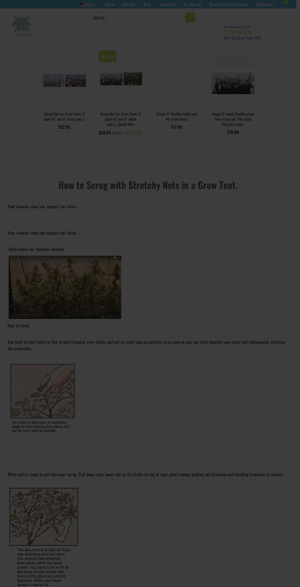 growerscrognets.com — Shopify storefront screenshot