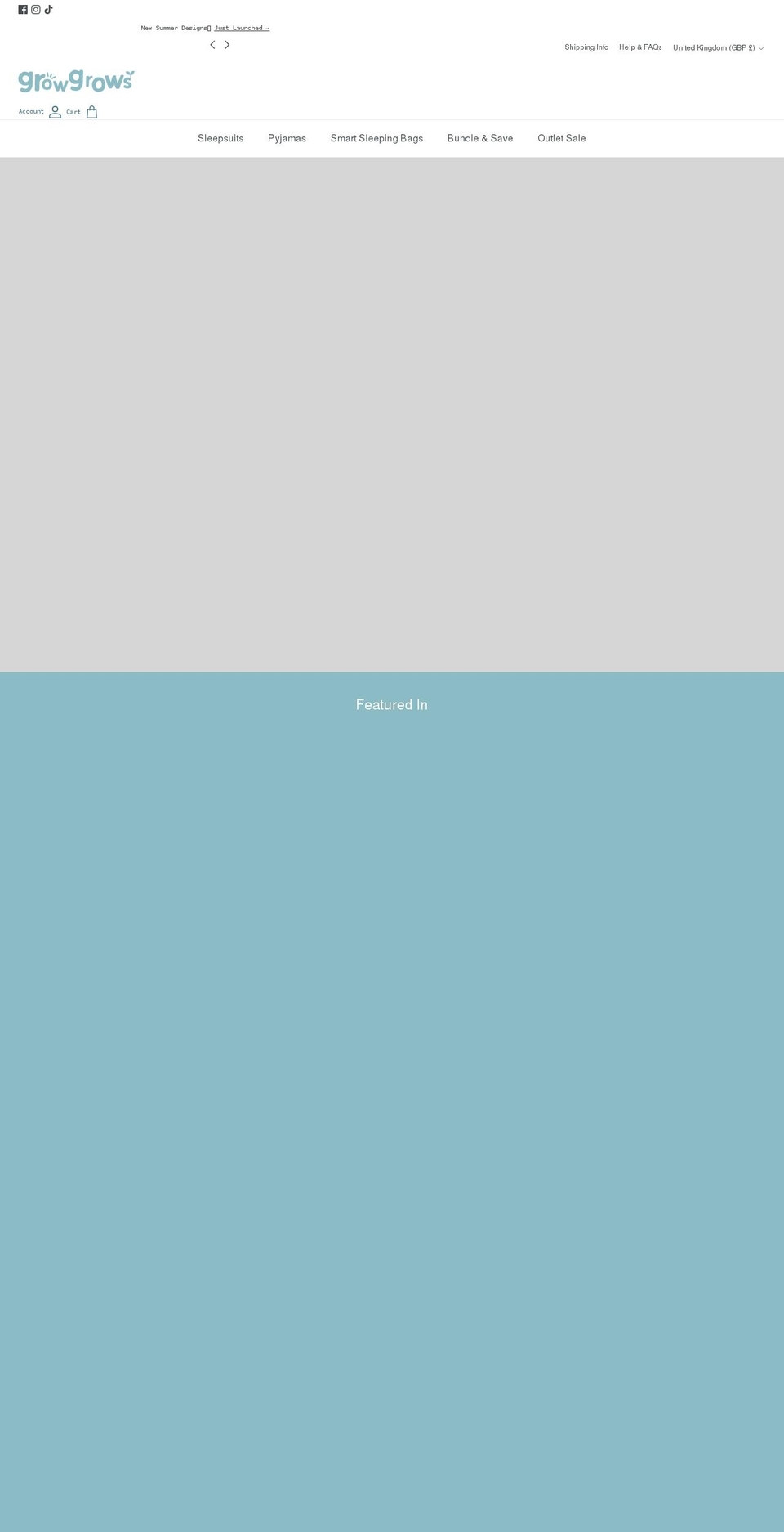 growgrows.com shopify website screenshot