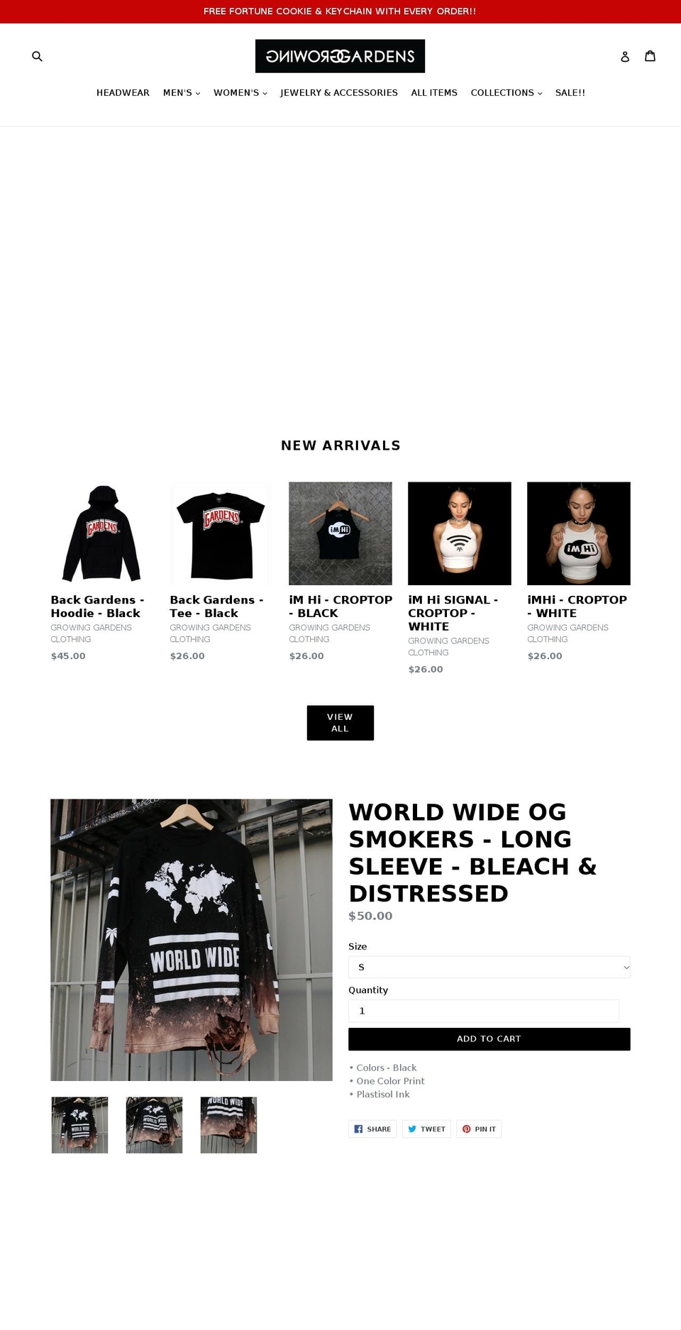 growinggardensco.com shopify website screenshot