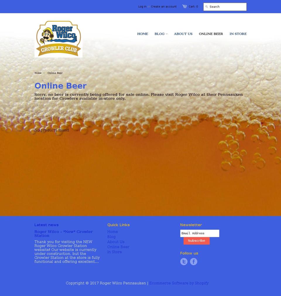 growlertilsoldout.com shopify website screenshot