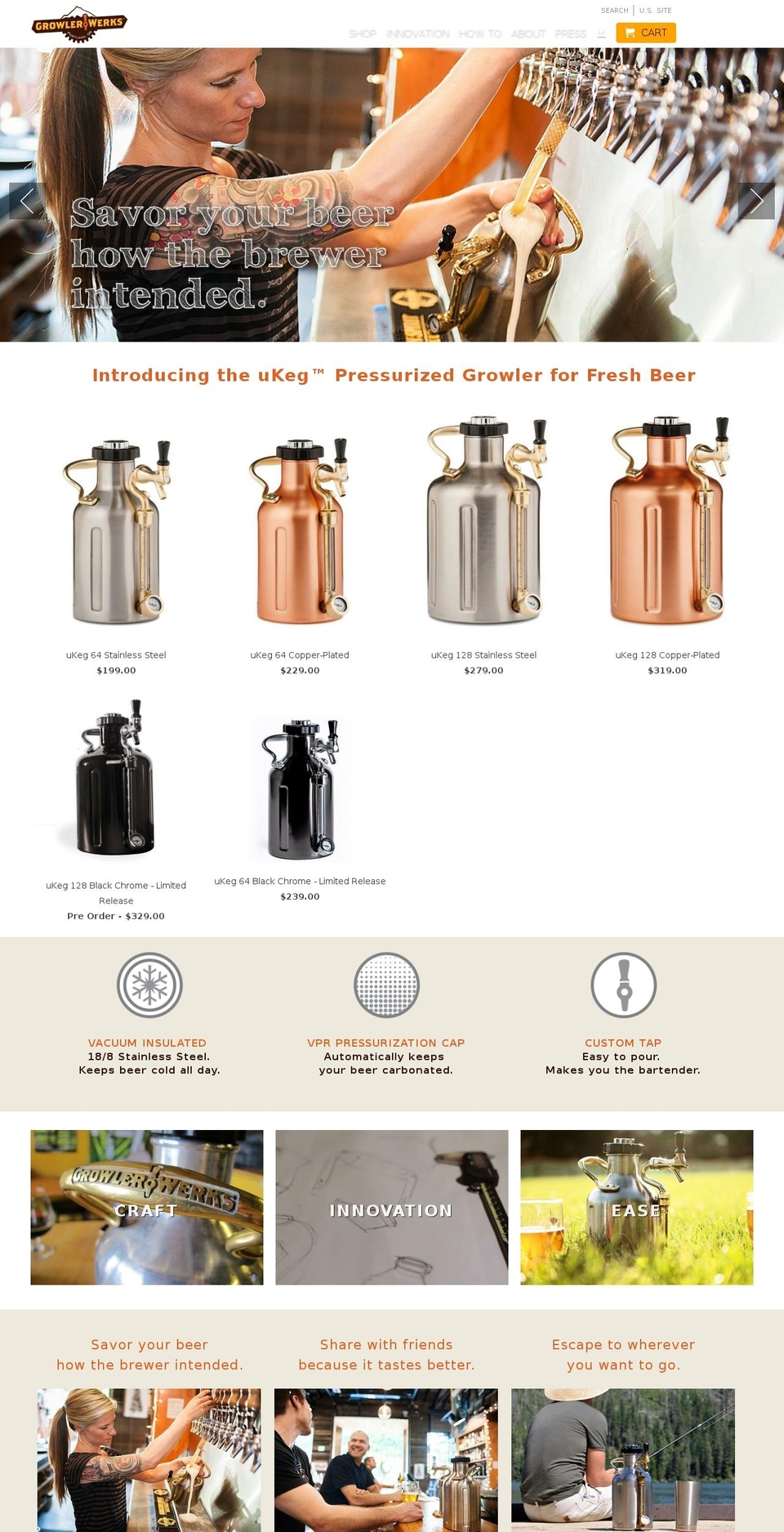 growlerwerkscanada.com — Shopify storefront screenshot