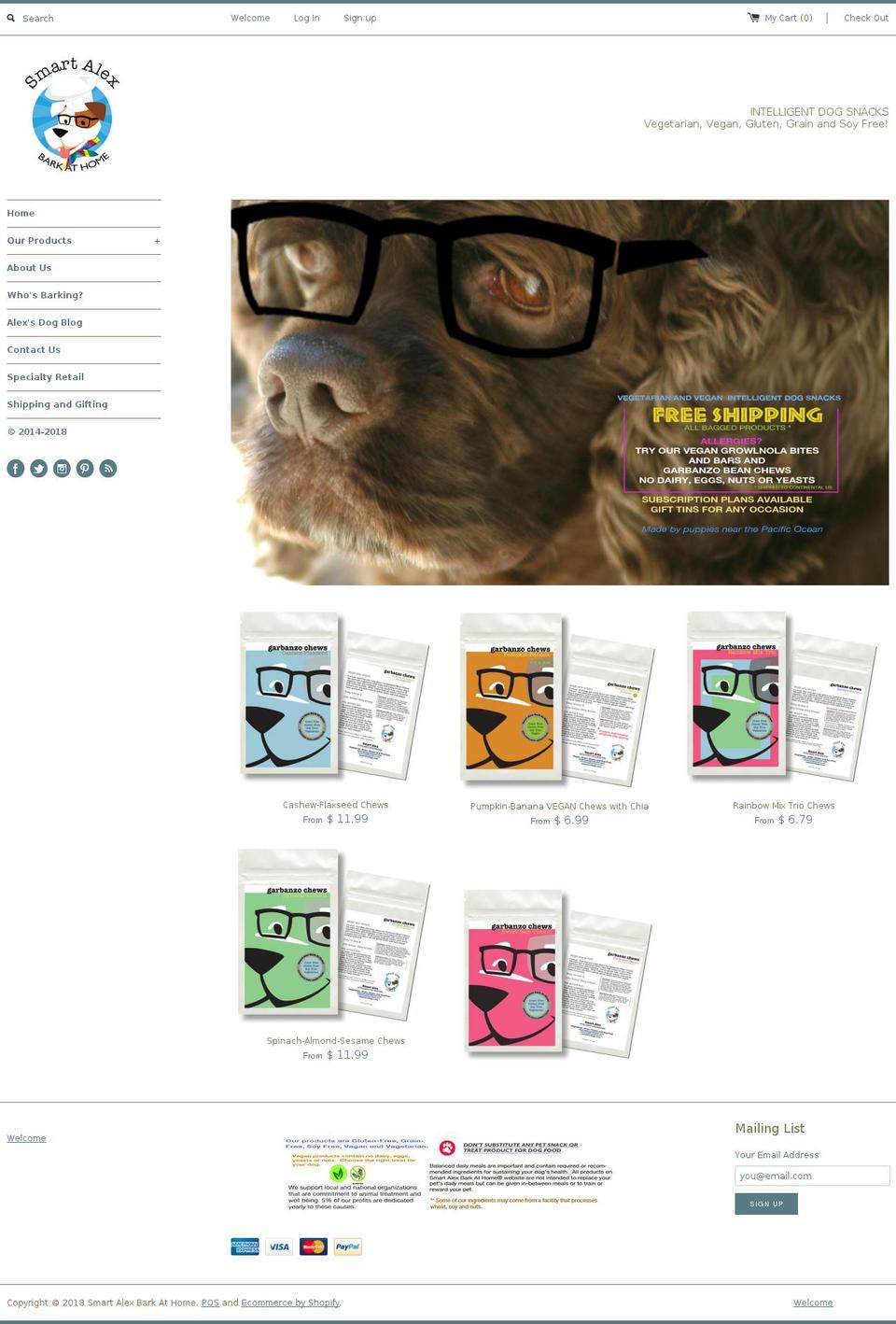 growlnolabar.com — Shopify storefront screenshot
