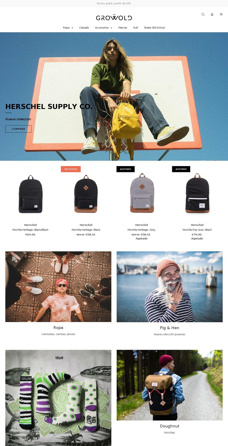 growoldbcn.com shopify website screenshot