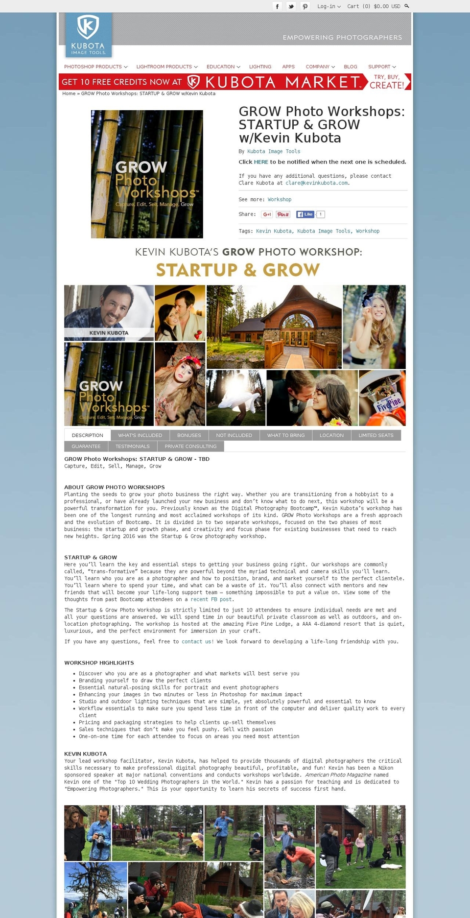 kubotaimagetools-myshopify-com-clean Shopify theme site example growphotographyworkshops.com