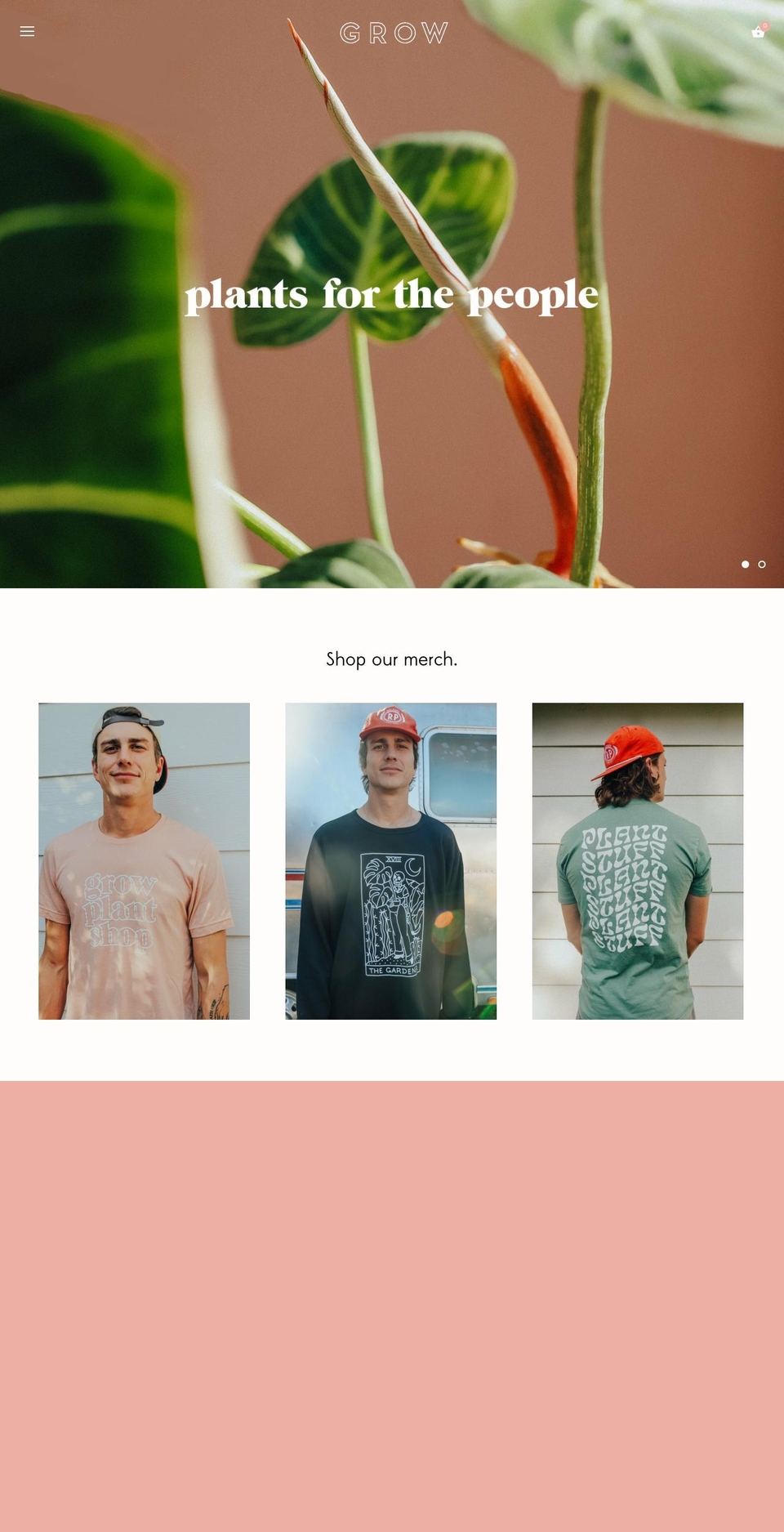 growplantshop.com — Shopify storefront screenshot