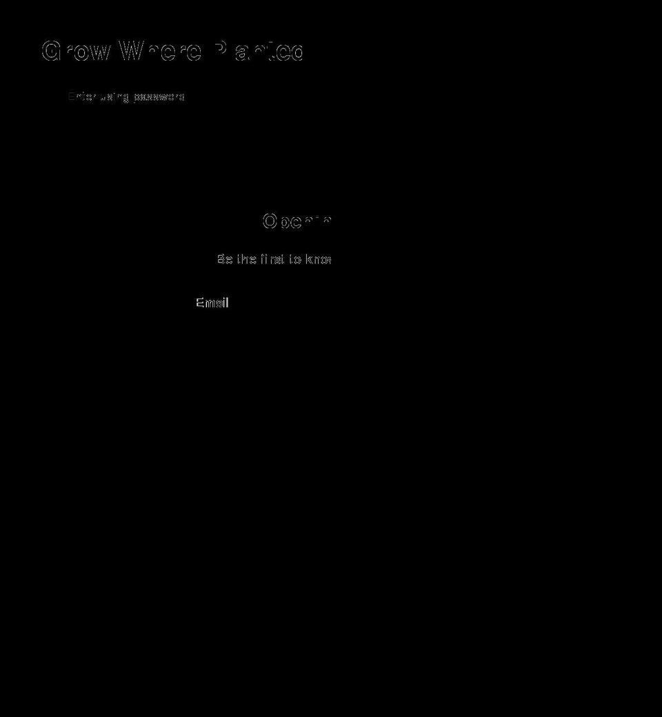 growwhereplanted.com shopify website screenshot