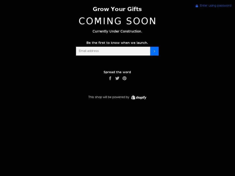 growyourgifts.com — Shopify storefront screenshot