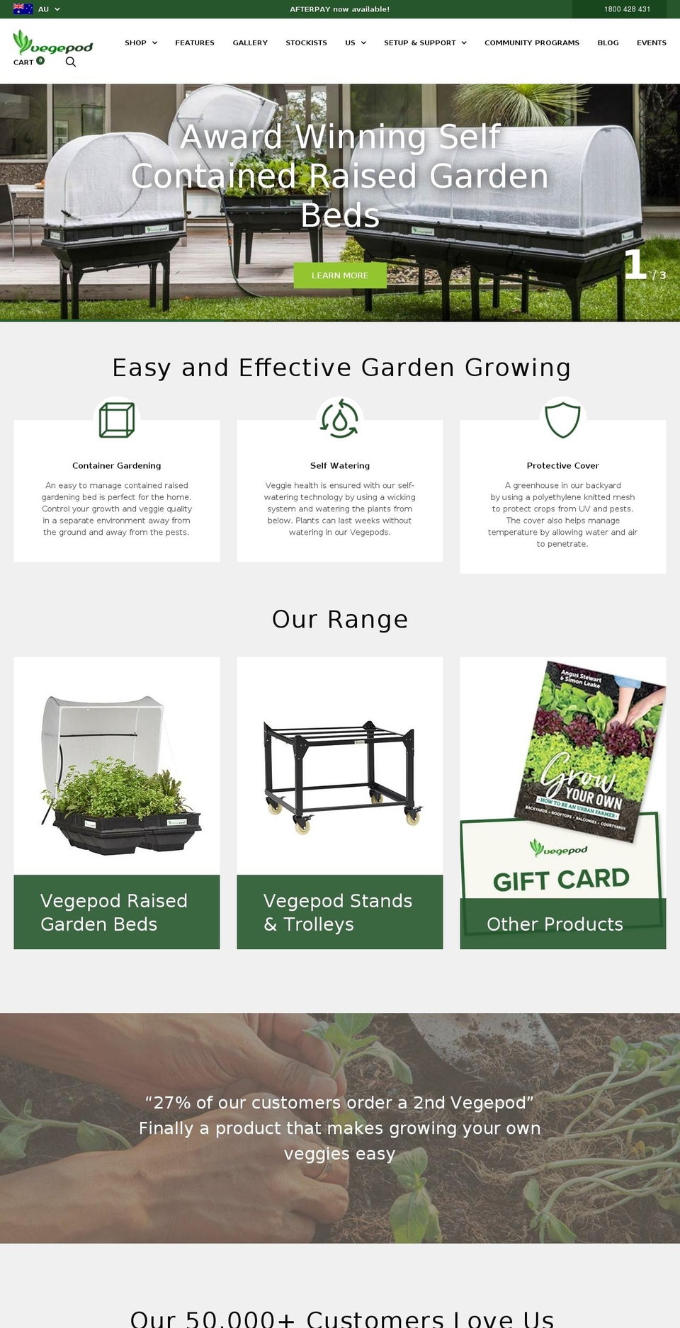 [LIVE] VegepodAUS Shopify theme site example growyourown.com.au