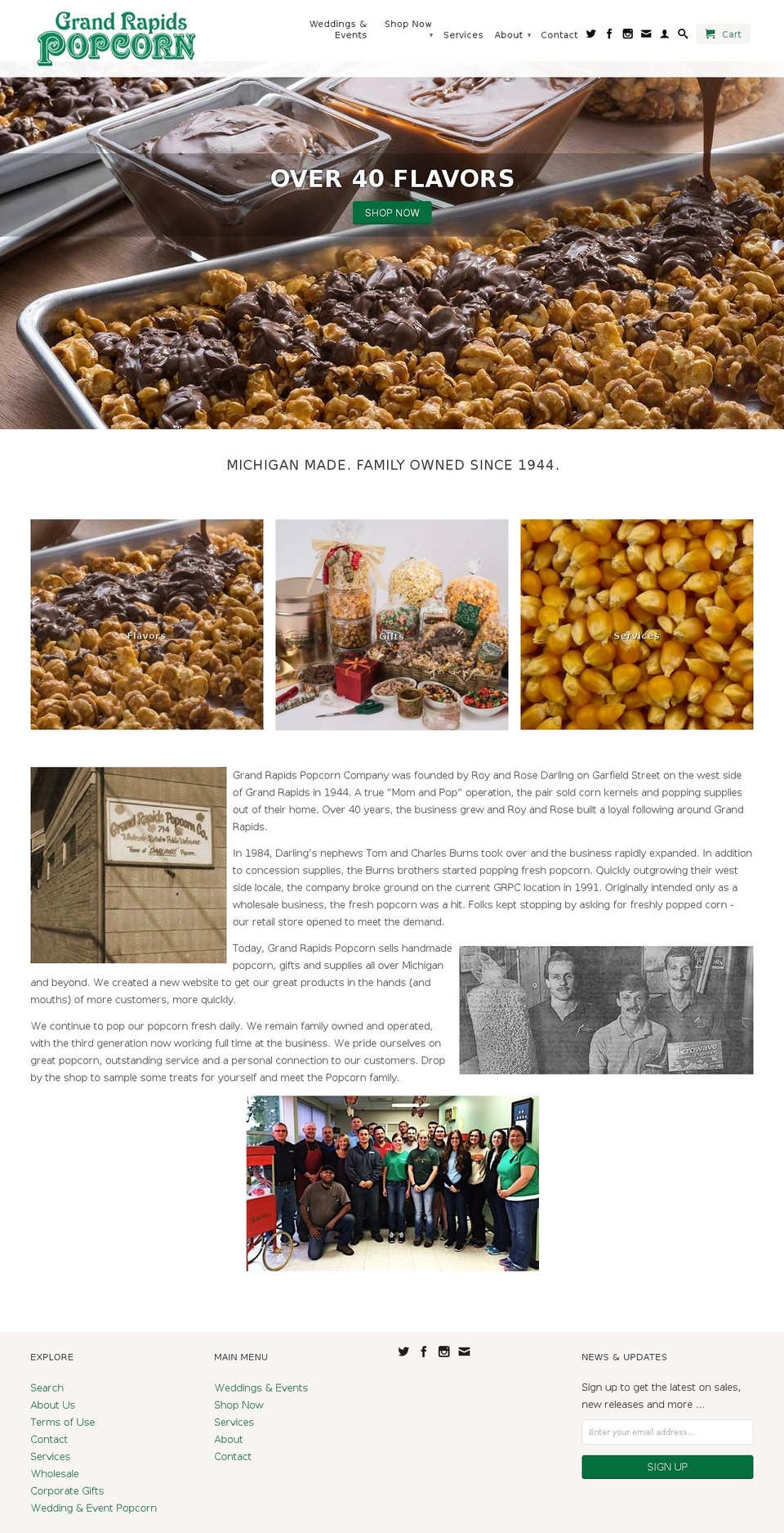 Hosoren Shopify theme site example grpopcorn.com