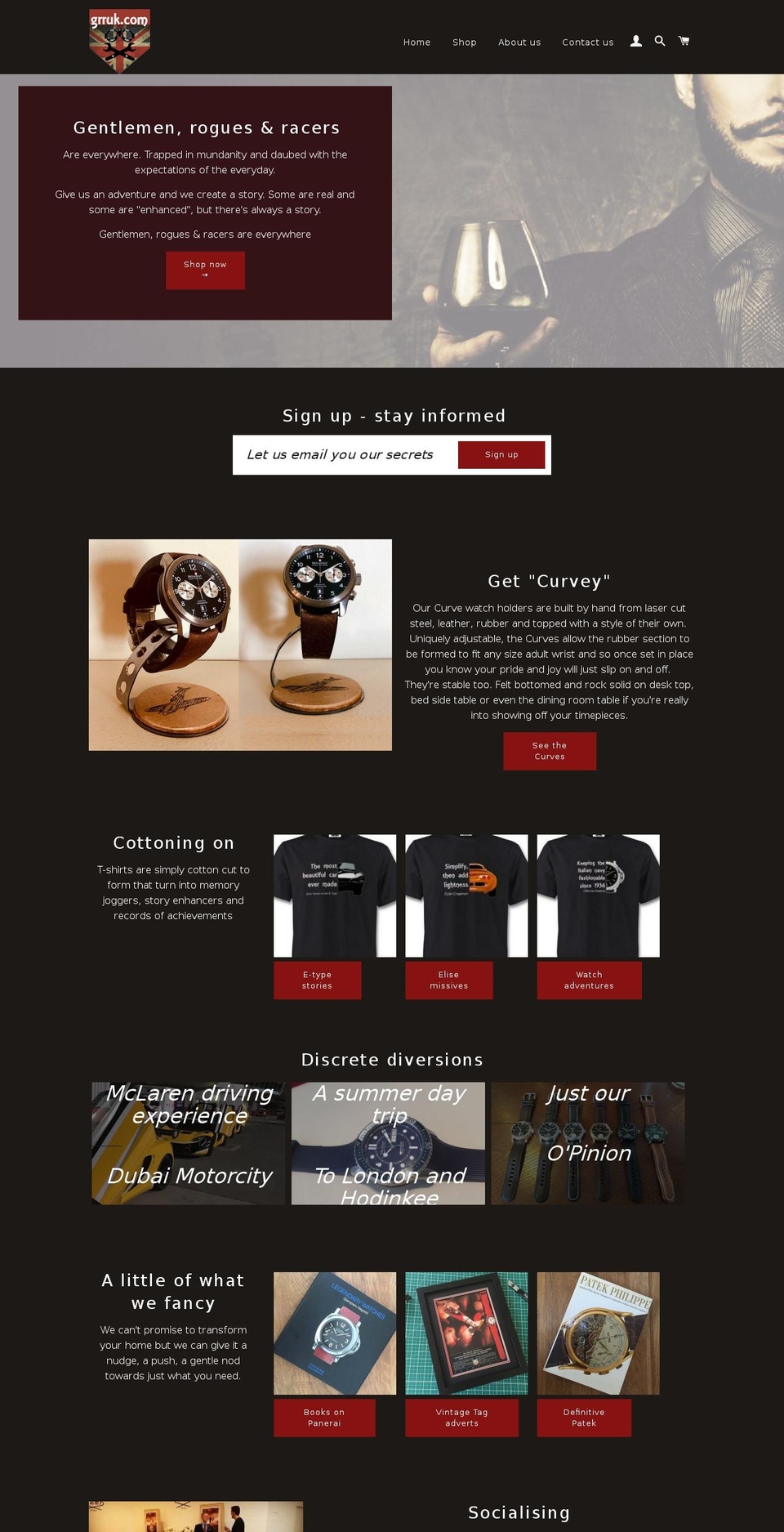 grruk.com — Shopify storefront screenshot
