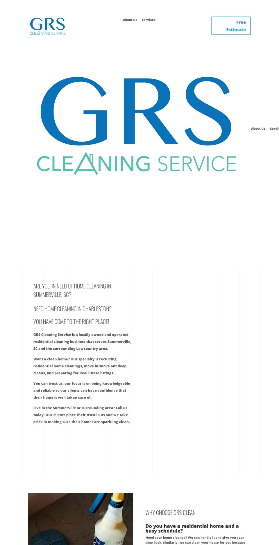 grsclean.com — Shopify storefront screenshot