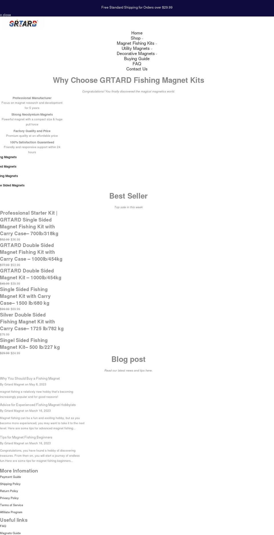 grtard.com shopify website screenshot