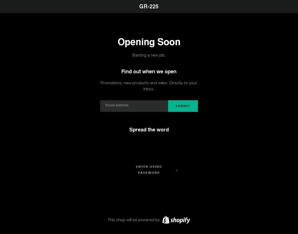 grtwotwofive.com shopify website screenshot