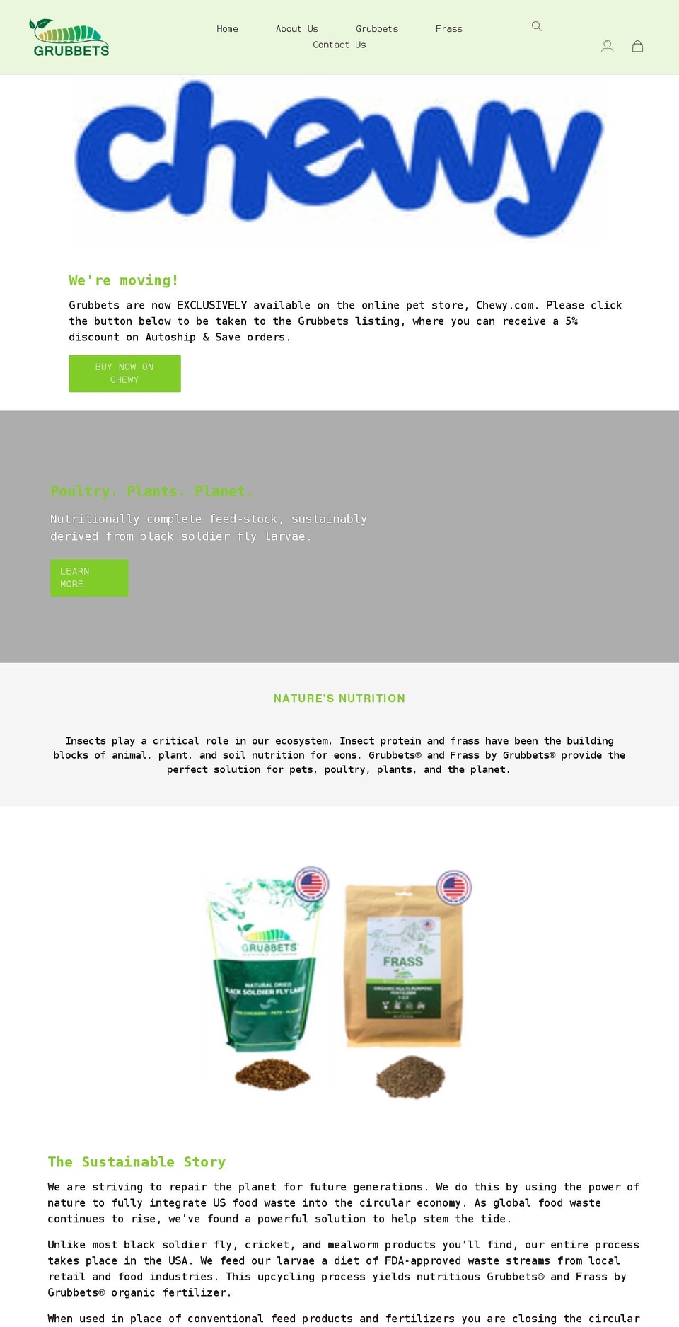 RS Development Shopify theme site example grubbets.com