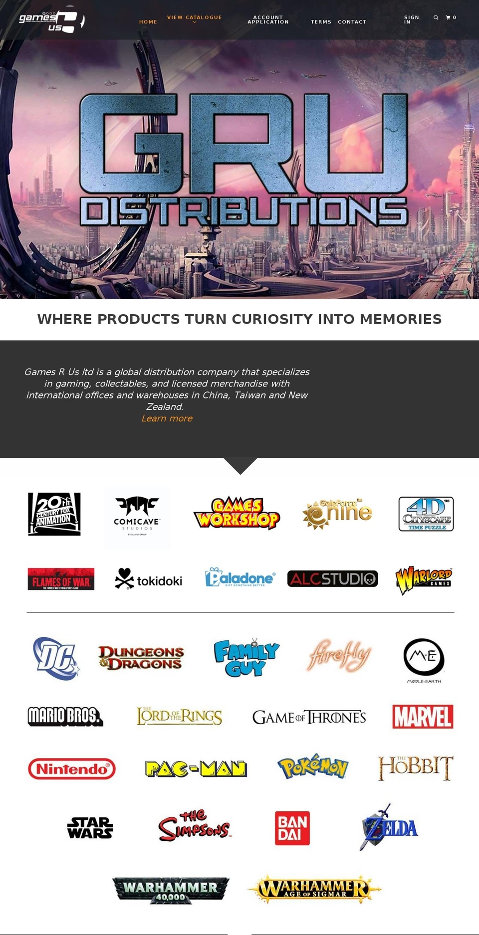 grudistribution.com — Shopify storefront screenshot