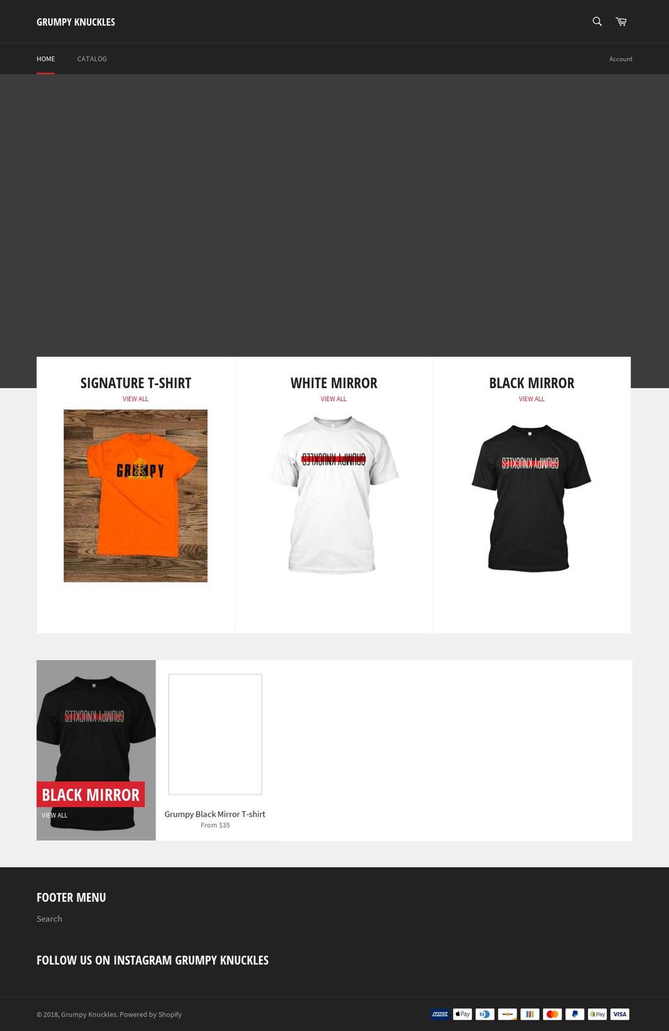 grumpyknucklesapparel.com — Shopify storefront screenshot