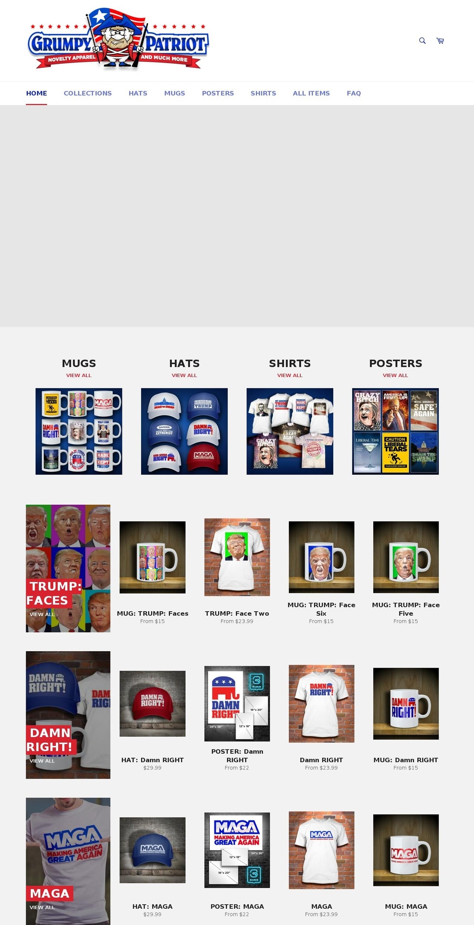 grumpypatriot.com — Shopify storefront screenshot