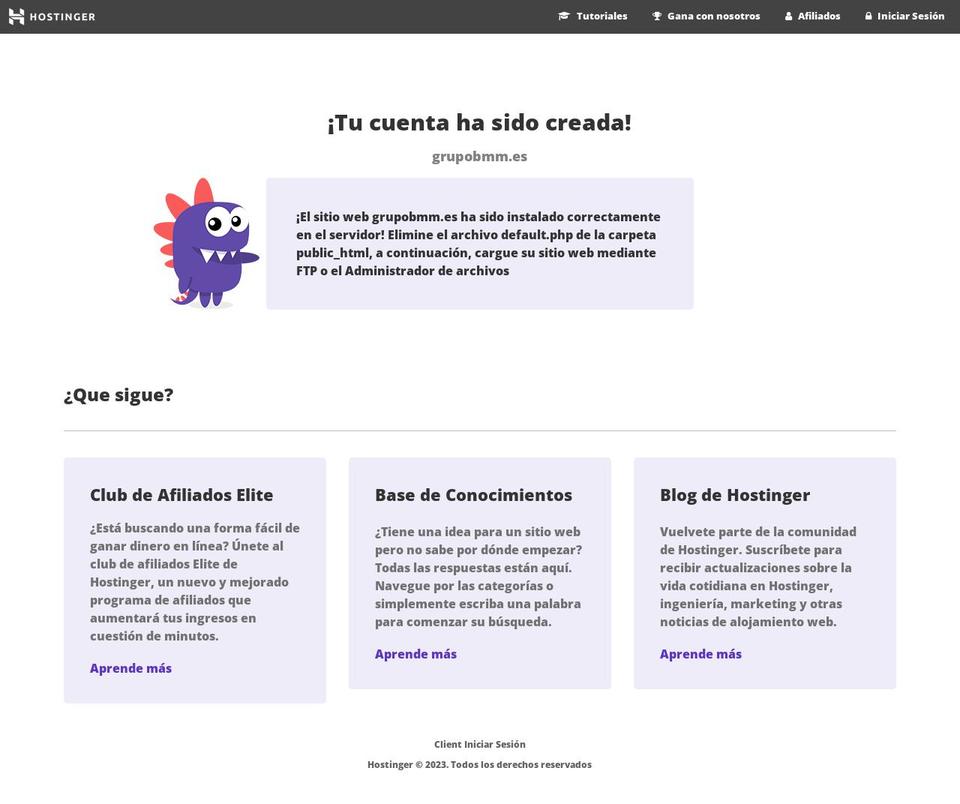 grupobmm.es shopify website screenshot