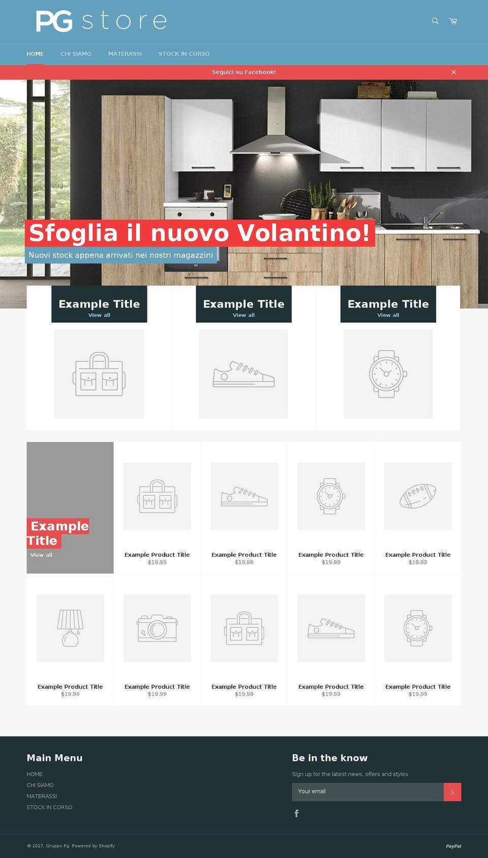 gruppopg.com shopify website screenshot