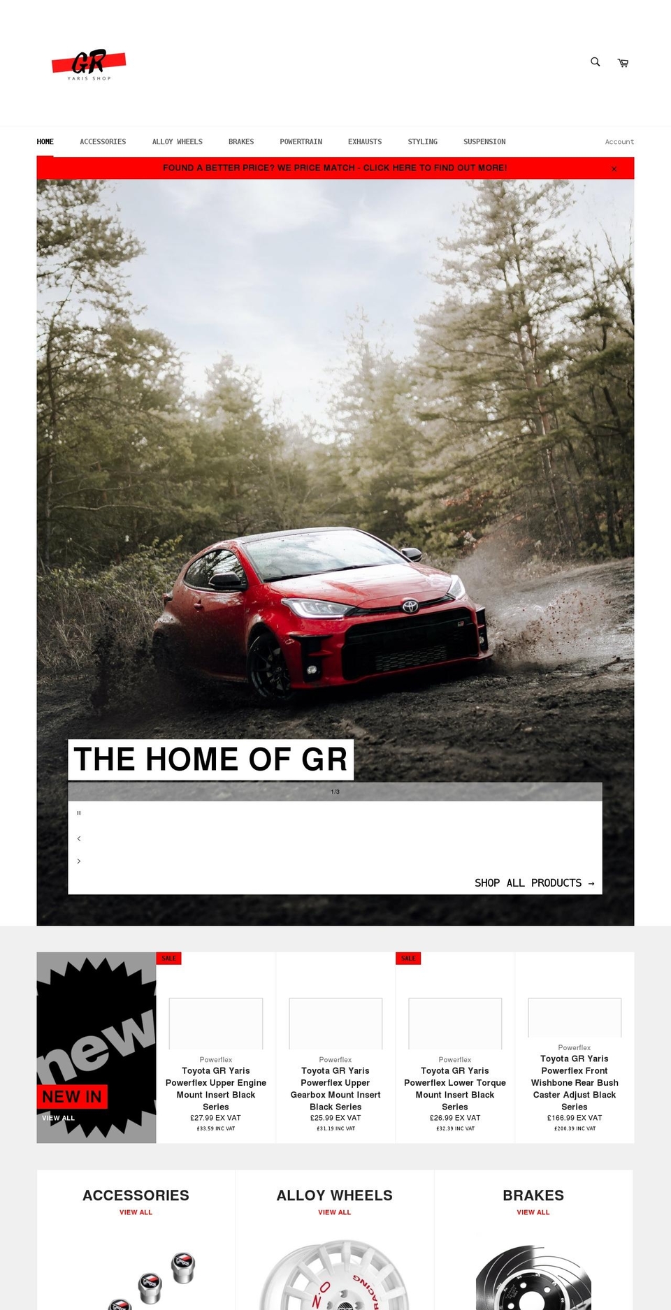 gryarisshop.com shopify website screenshot