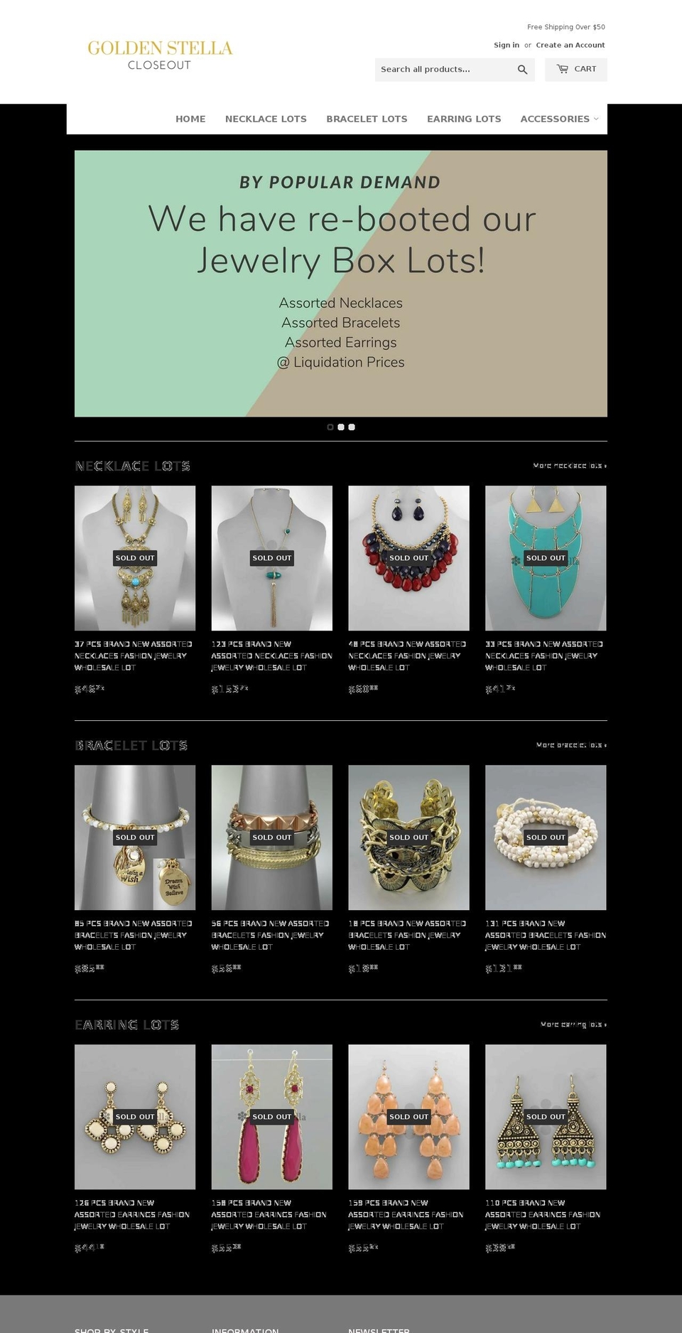 gscloseout.com — Shopify storefront screenshot