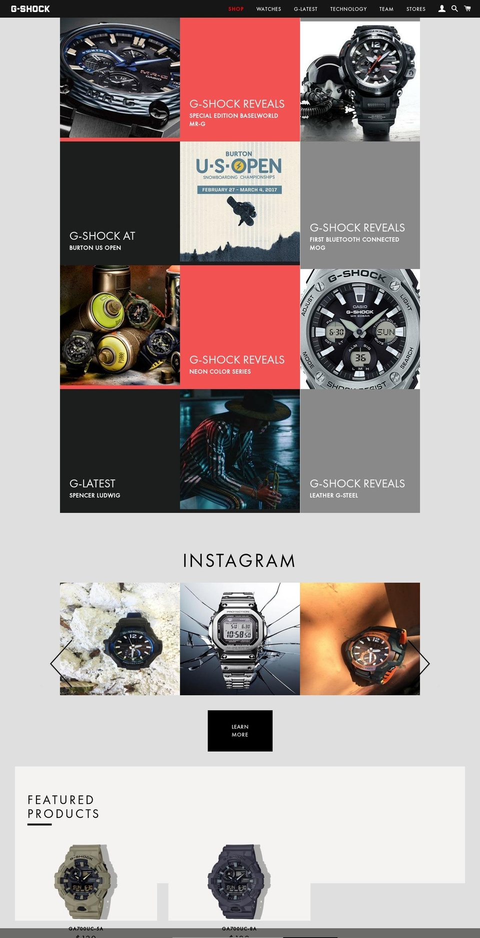 Avia theme - V14 - 23 Jul - 2018 Shopify theme site example gshockcanada.com