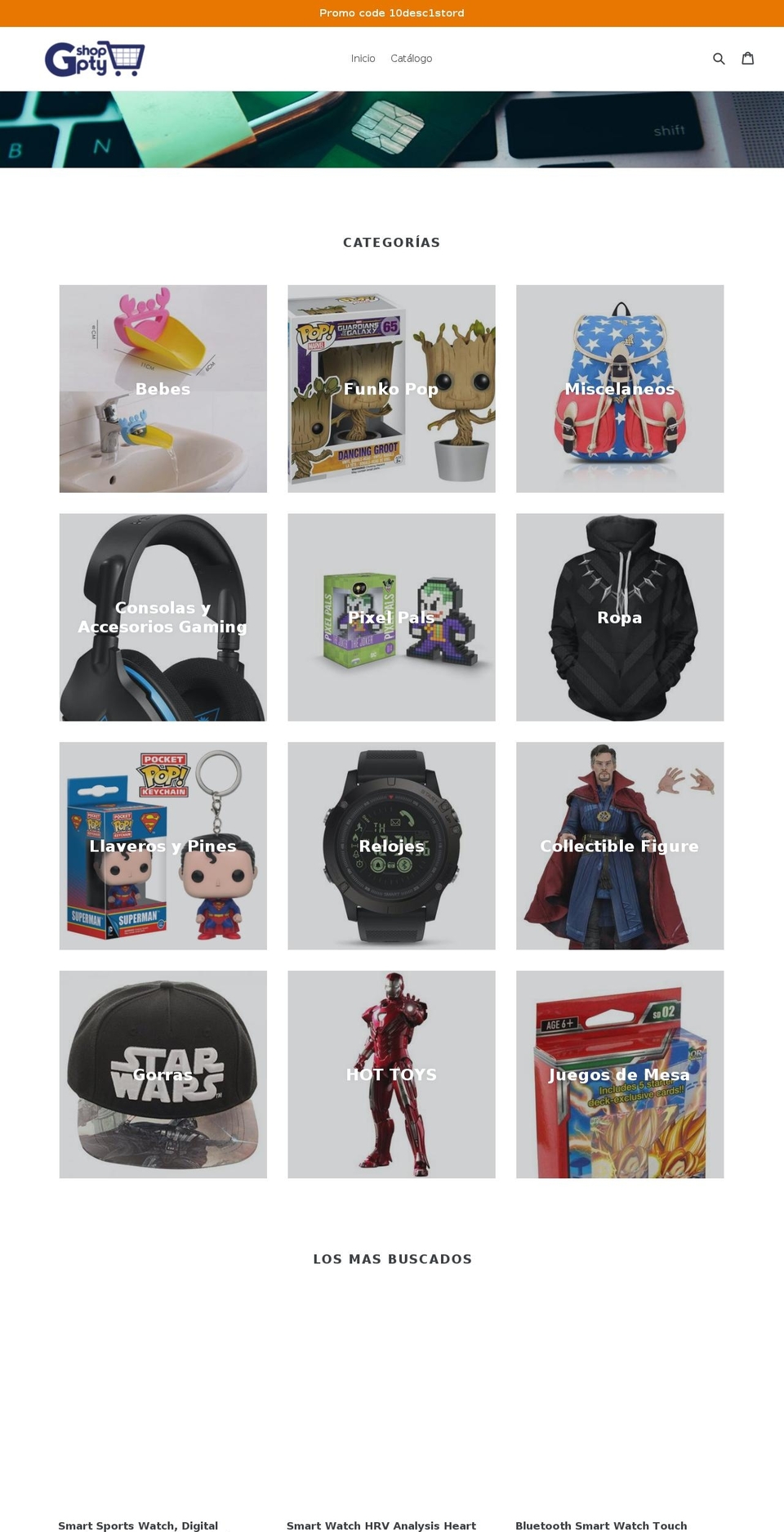 gshoppty.com — Shopify storefront screenshot