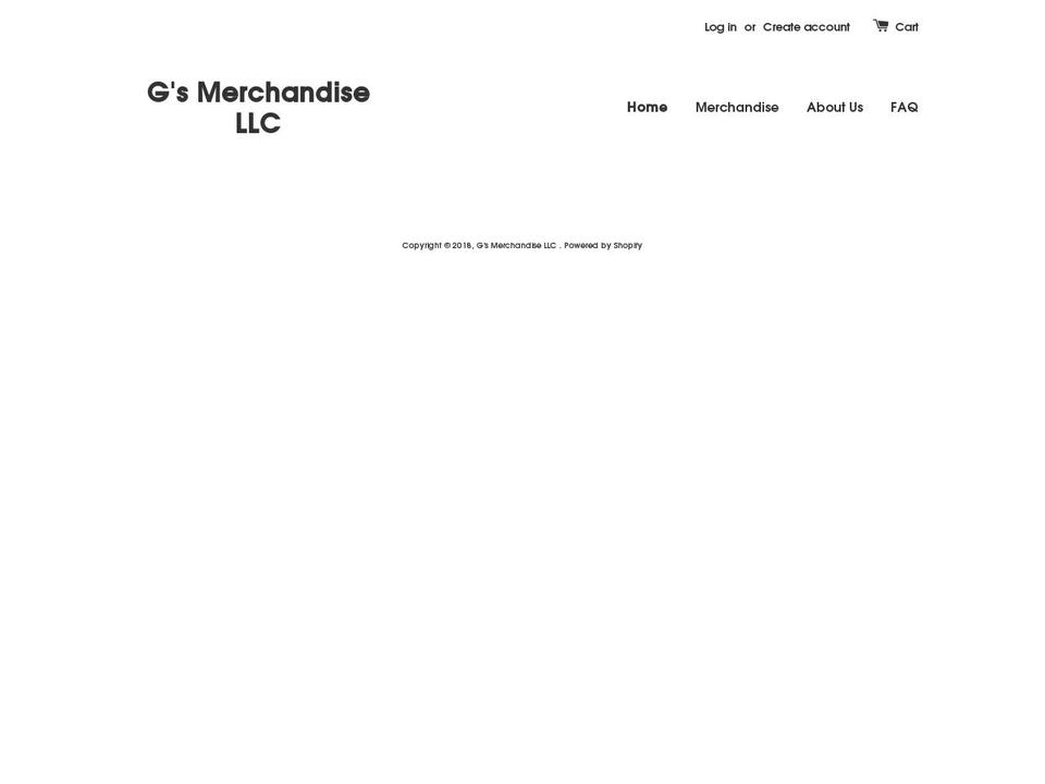 gsmerchandisellc.com — Shopify storefront screenshot
